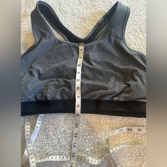 Avia Women’s Gray/Black Sports Bra with removable Padding size XXXL 3X - Picture 5 of 6